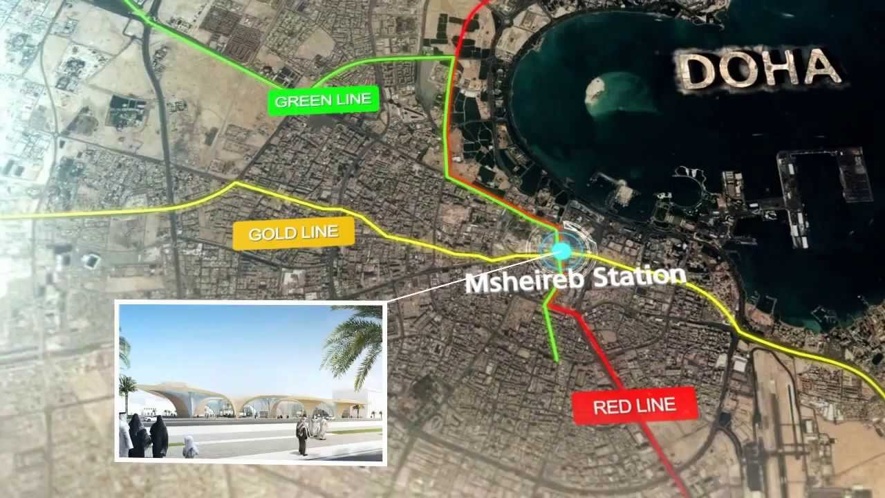 Mesheireb Central Station - Al Rail Metro Plan