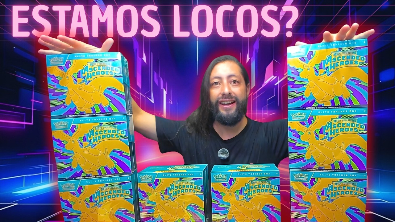 Unboxing ETBs Ascended Heroes, ¿Estamos locos? Buscando las Alternativas Texturizadas!