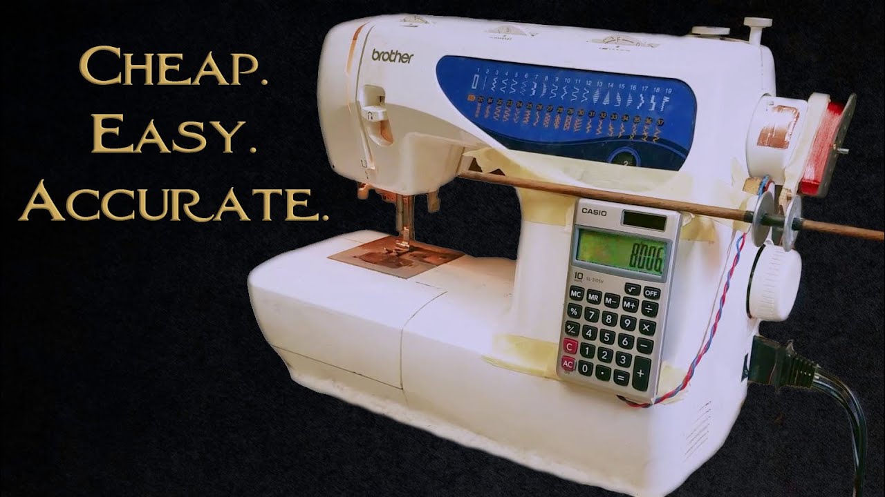 How To Make a Pickup Winder (With a Counter) From Sewing Machine And Calculator