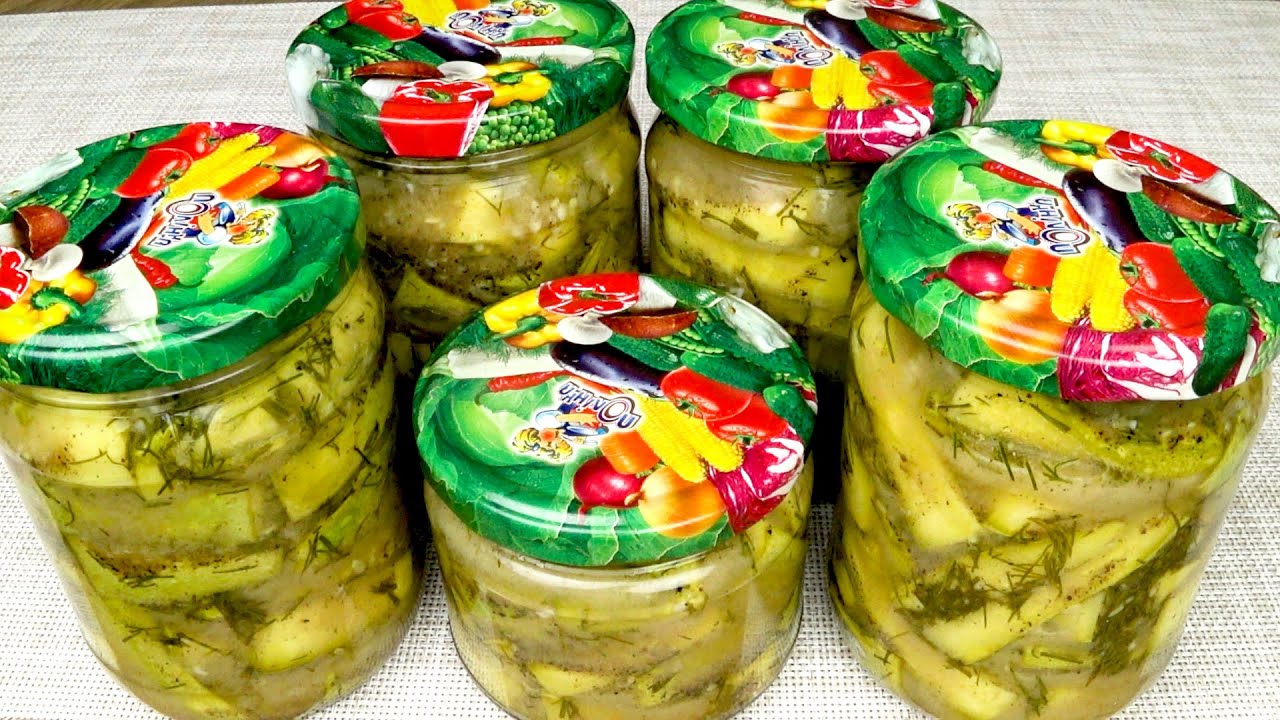 Кабачки с горчицей и чесноком. Невероятная закуска на зиму | Zucchini with mustard and garlic