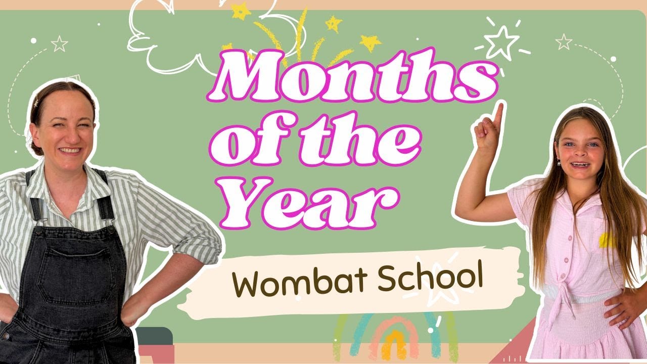 Months of the Year Song & Dance | Learn the Months with Fifi | Wombat School Kids Learning Australia