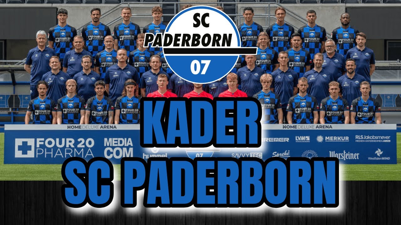 SC Paderborn 2. Bundesliga Kader Übersicht Saison 2025/2026