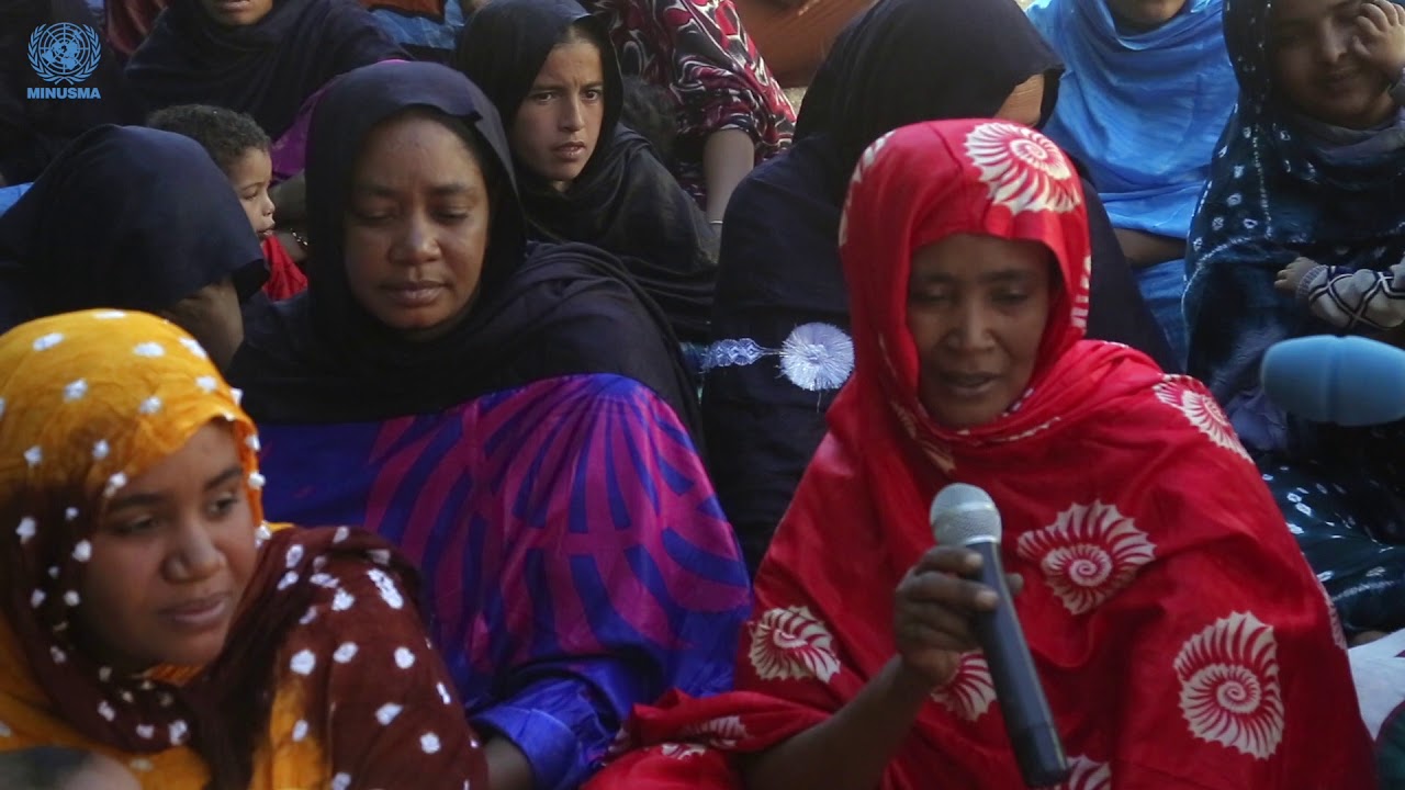 La MINUSMA offre deux moulins aux femmes de Tessalit