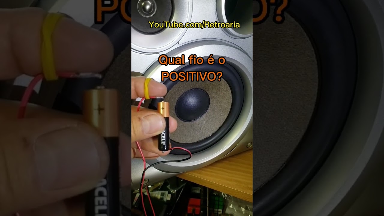 Qual fio &eacute; o POSITIVO?