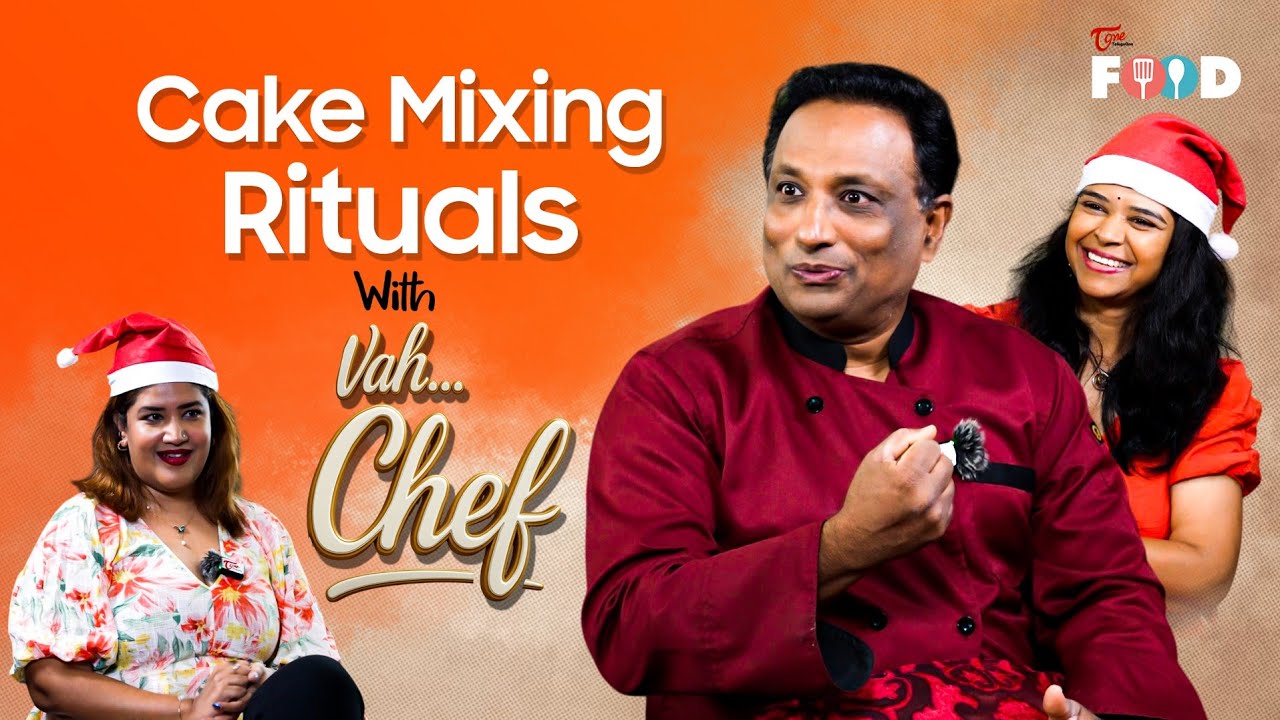 Vah-Chef Sanjay Thumma on Cake Mixing Tradition& Food | The Park,Hyderabad #foodie  #food #teluguone