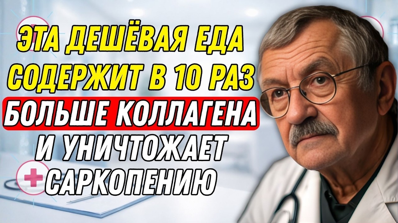 ПРОДУКТ КОТОРЫЙ УКРЕПЛЯЕТ МЫШЦЫ И ПОБЕЖДАЕТ САРКОПЕНИЮ, Забудьте про костный бульон!