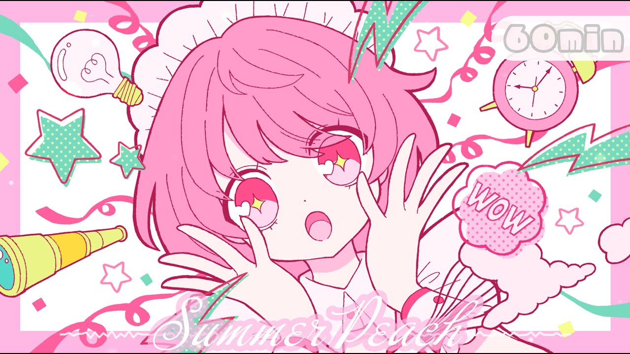 【フリーBGM】『Summer Peach』トロピカルピーチ風味【作業用・エレクトロ・ゆったり】60min