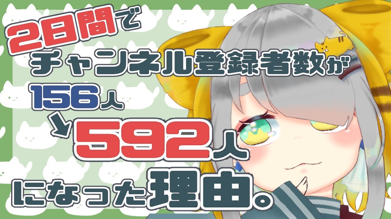 2021/06/28【雑談配信】チャンネル登録が増えた話。【新人Vtuber/虎爺(こや)】