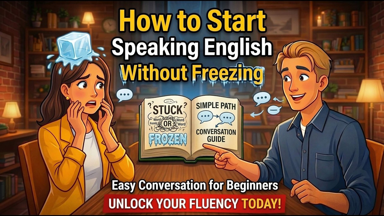How to Start Speaking English Without Freezing | Easy Conversation for Beginners
