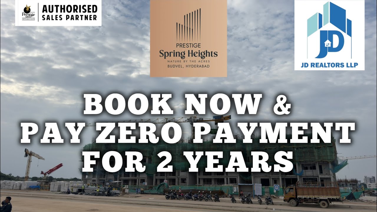Prestige Spring Heights Budvel Hyderabad | 3BHK & 4BHK Flats For Sale in Gated Community 