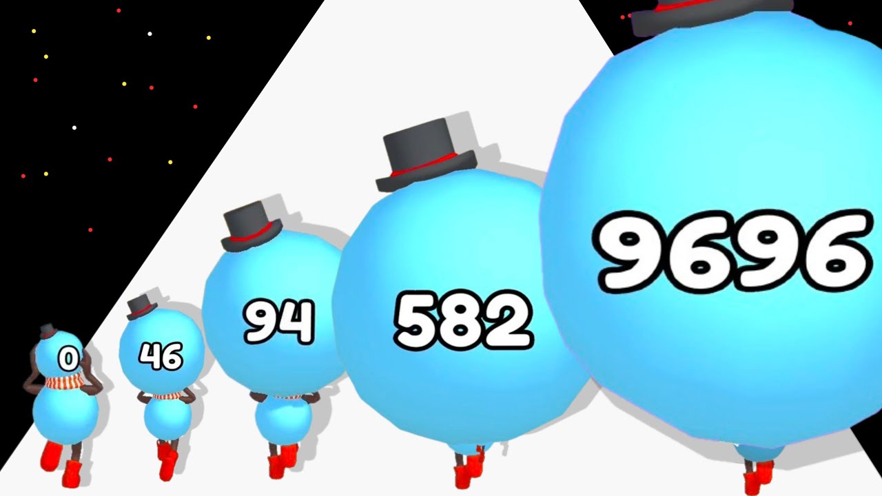 Big Head Man Run - New Number Head Run Max Level Gameplay (BIG BRAIN RUN) Runner Game