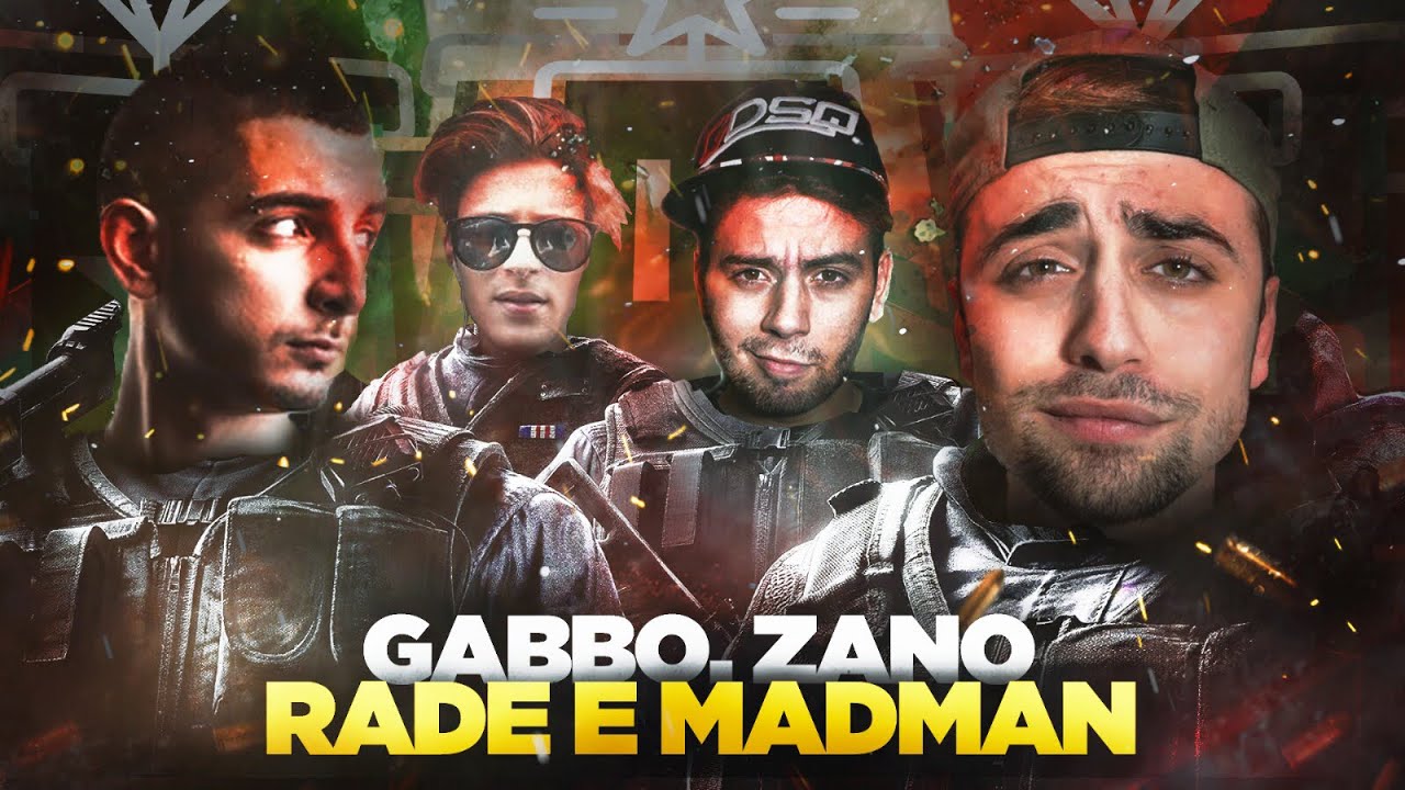 UNA SEMPLICE RANKED con Madman, Gabbo, Zano & Gianko - RAINBOW SIX SIEGE