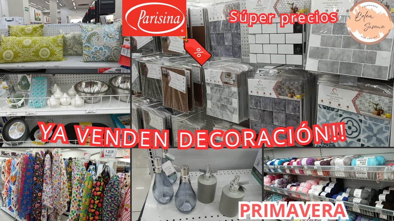 NOVEDADES EN PARISINA PRIMAVERA 🌼 DECORACIÓN 🌺TELAS DESDE $20 Y MAS  2026#viralvideo 