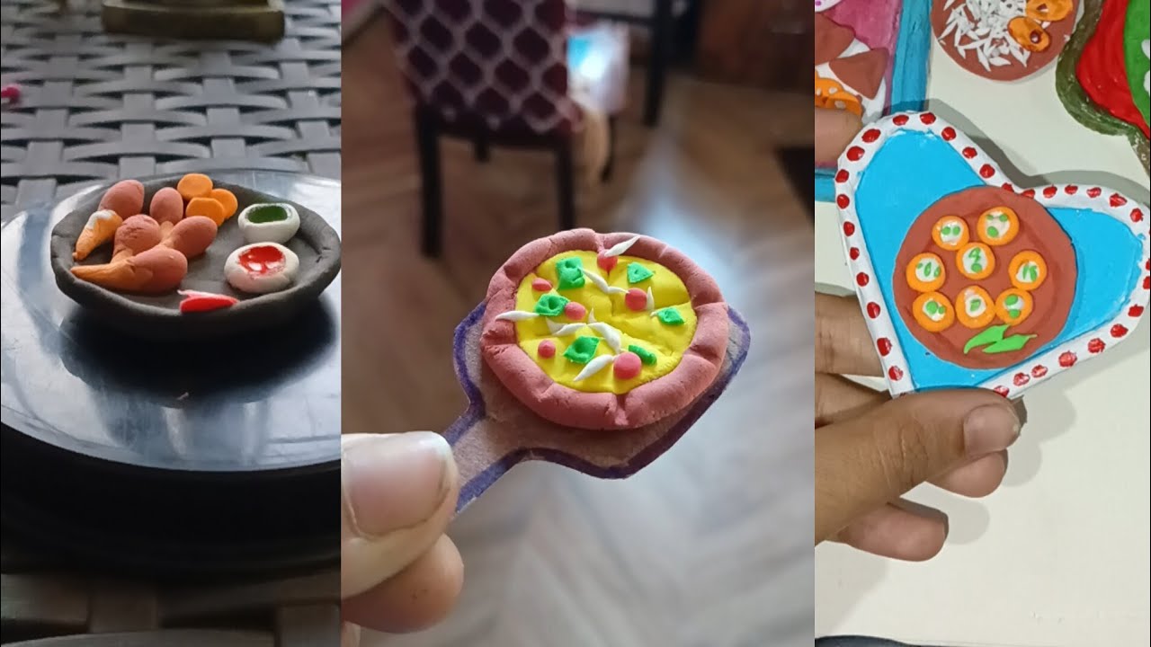 Diy clay fastfood 