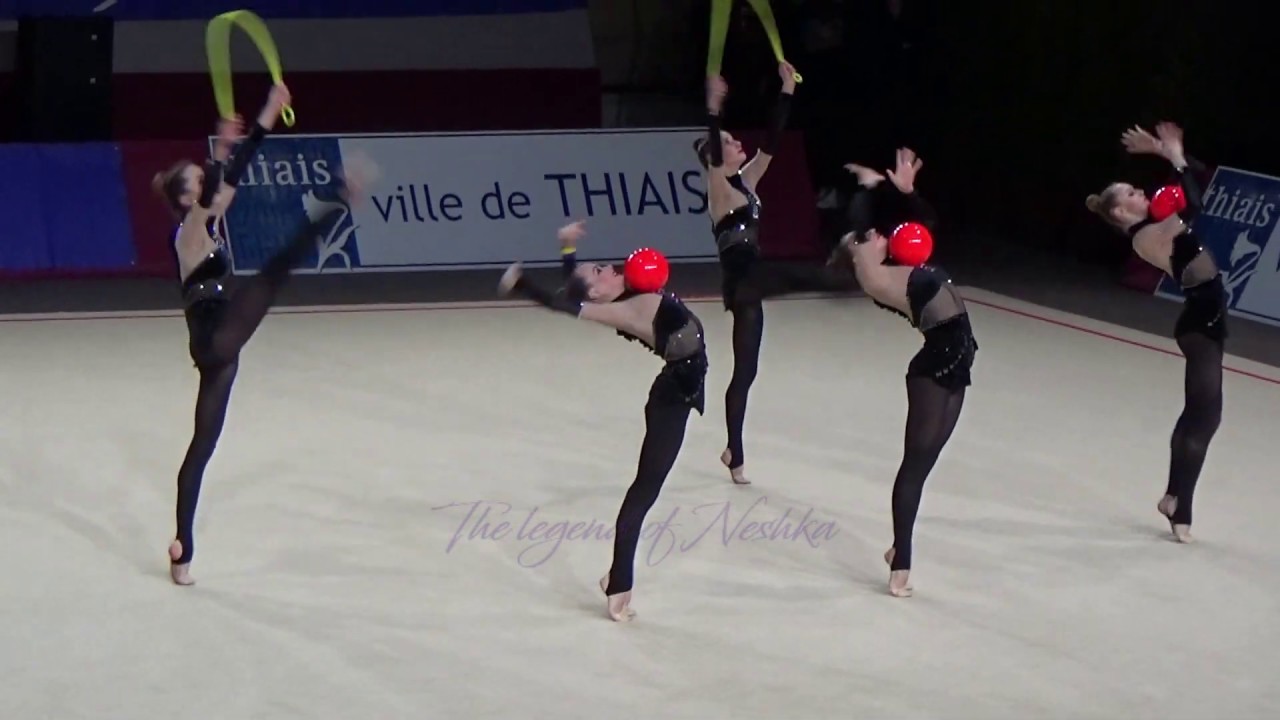 UKRAINE 3 balls 2 ropes - 2018 Thiais AA
