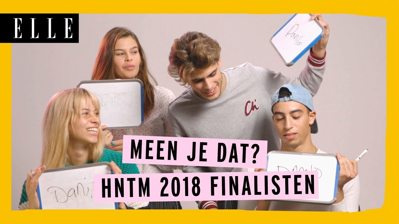 HNTM finalisten spelen Wie Is Het | ELLE
