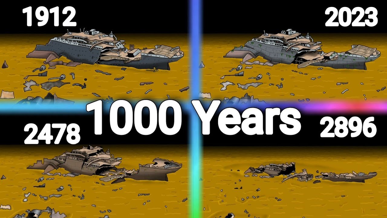 TITANIC Stern sunk in 1000 Years🚢⚓️