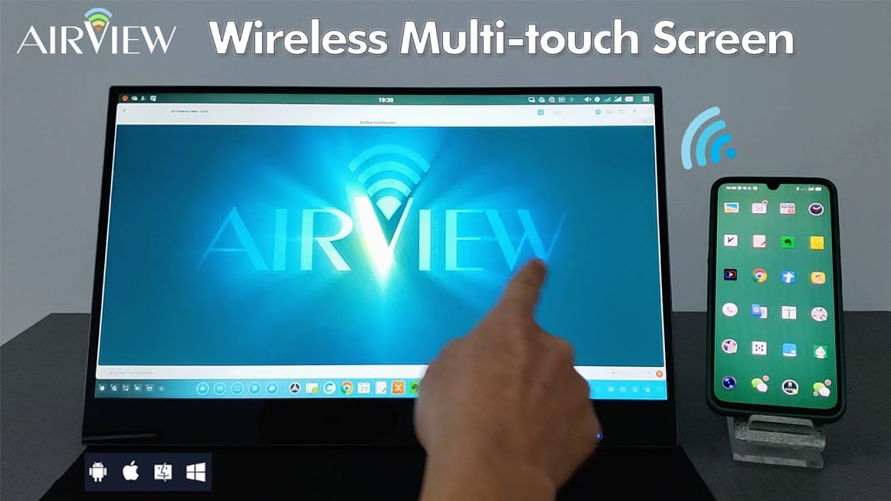 AirView &mdash; Wireless Multi-touch Screen