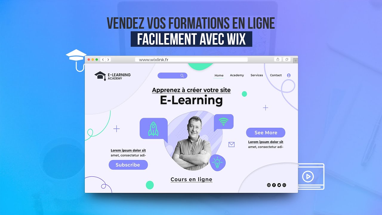 Tuto Wix 2023 : Comment créer un site web de formation en ligne