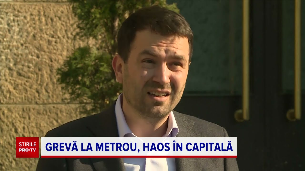 Sindicaliștii au blocat activitatea metroului și au creat haos în Capitală