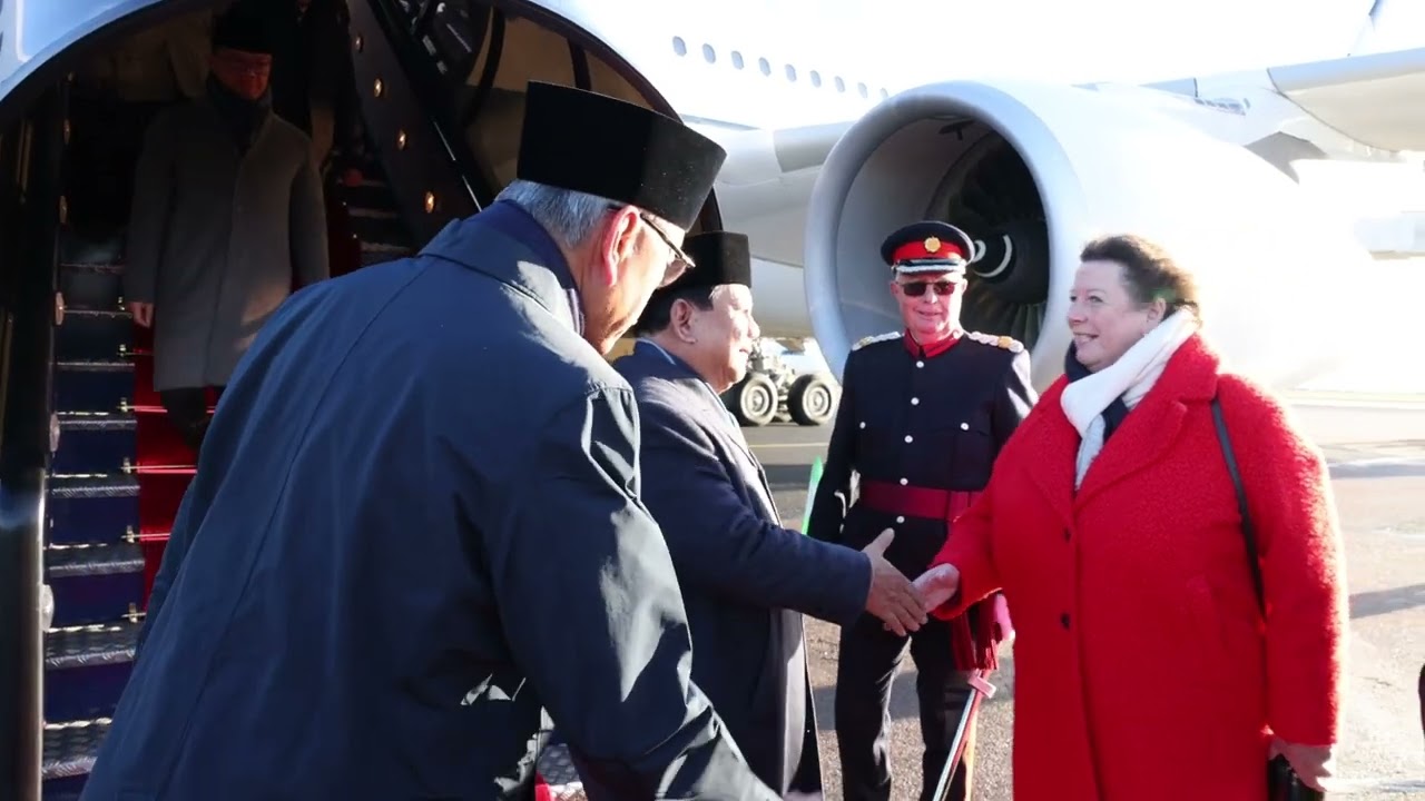 Tiba di London, Prabowo Disambut Perwakilan Kerajaan Inggris