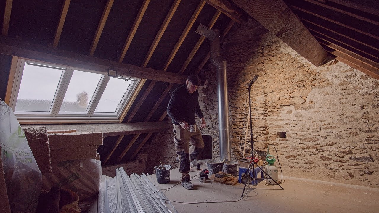 Lime Mortar, Stud Ceiling, Daydreaming, and Stuff