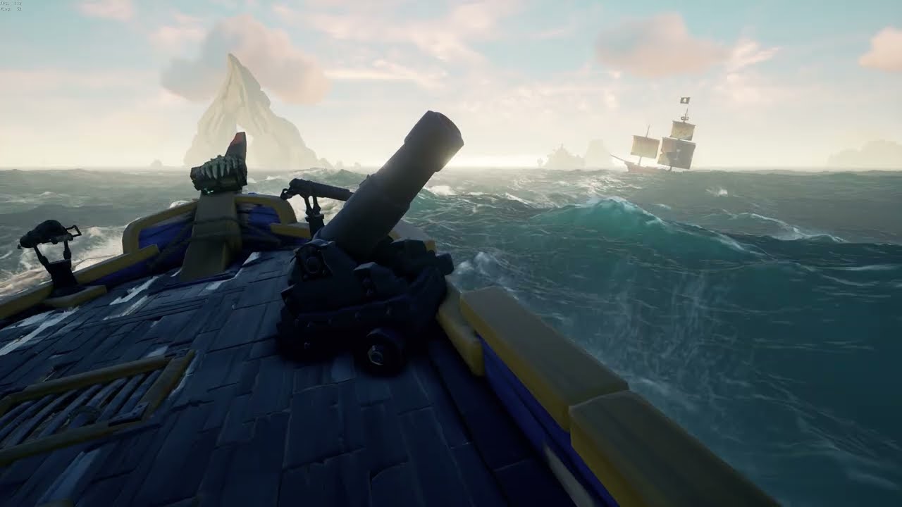 Sea of Thieves - a Brig, a Keg, a God Ter Deck Shot, Brig Has Skill Issues