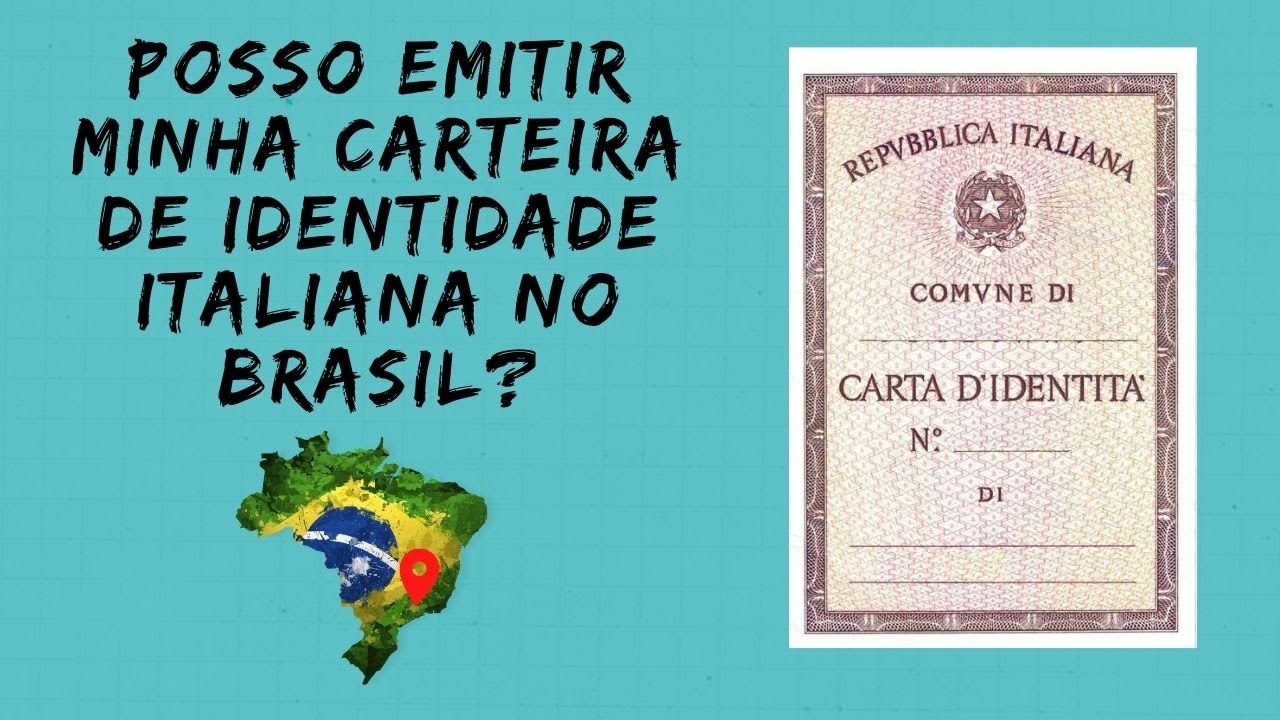 Posso emitir minha identidade italiana no Brasil?