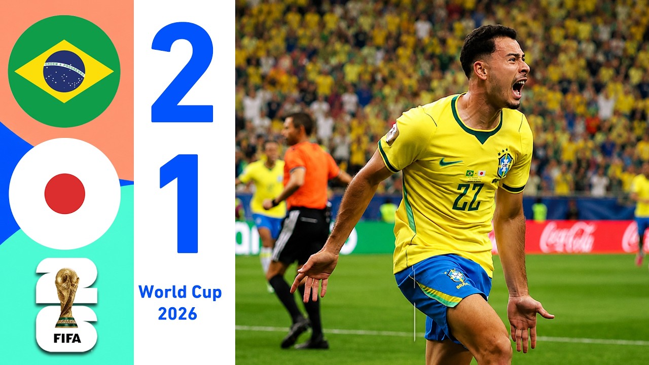 Brazil vs Japan 2-1 Highlights | All Goals & Extended Highlights | FIFA World Cup 2026