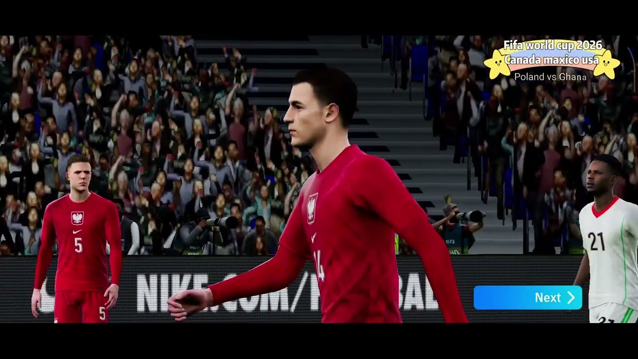 Thriller match Poland vs Ghana #efootball #football #fifa 