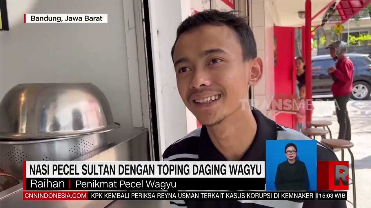 Nasi Pecel Sultan Dengan Toping Daging Wagyu | REDAKSI (05/10/23)