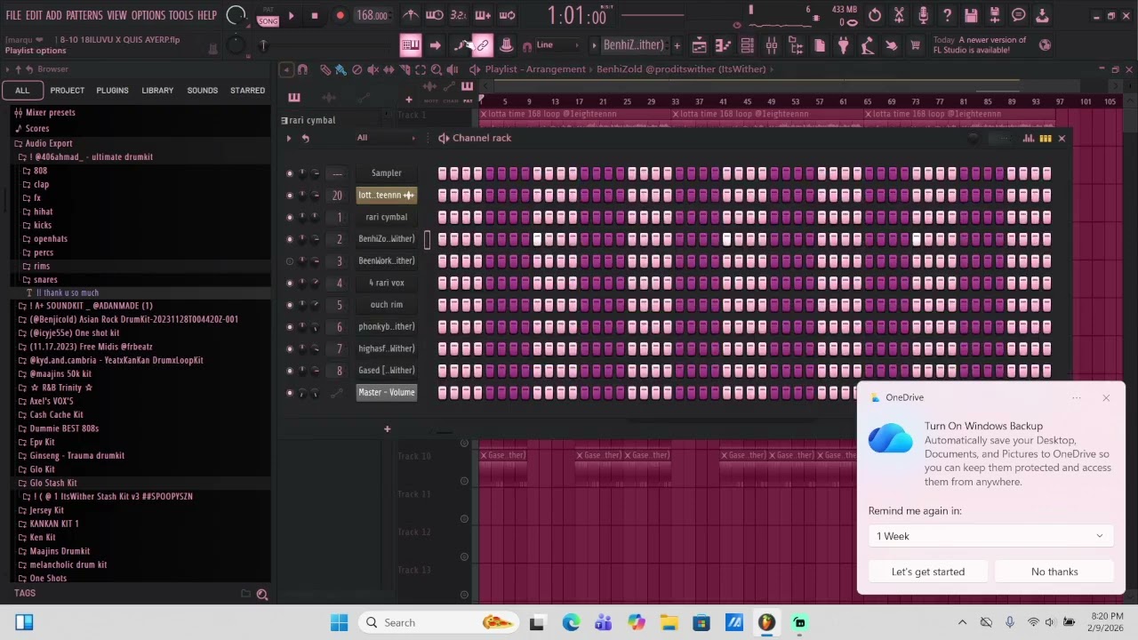 How I made this Ayerp x Glo type beat w/eighteenn (Quis.Pr0d)