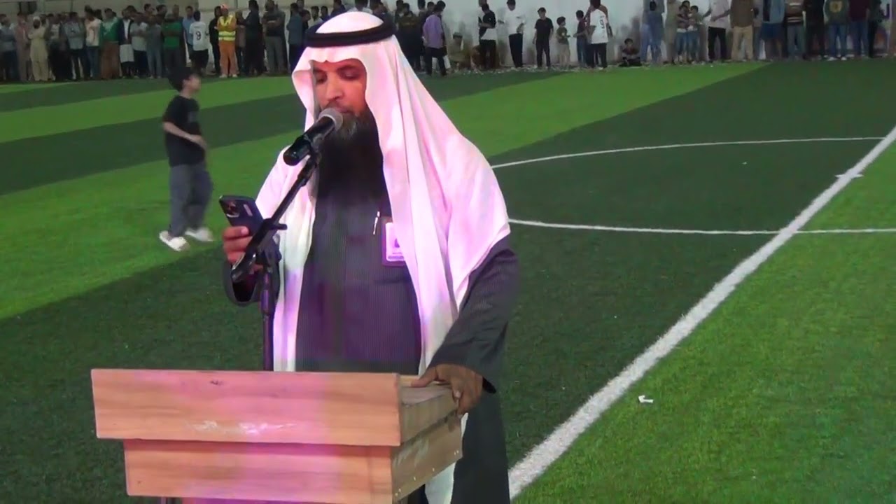 كلمة سعادة رئيس بلدية محافظة رابغ المهندس سعيد الغامدي بطولة كلية 1447