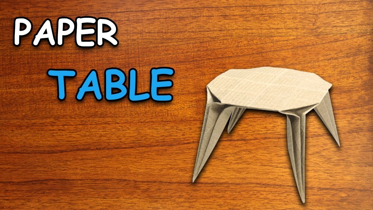 Learn How To Make Paper Table | Origami For Kids | Periwinkle