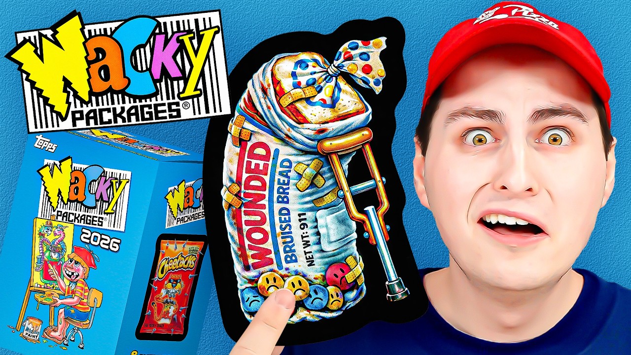 Распаковываем Wacky Packages 2026!
