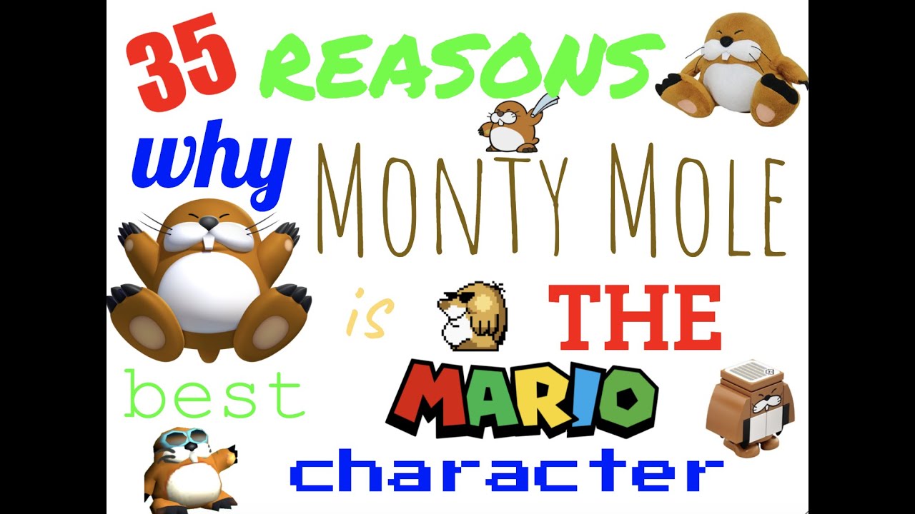 35 Reasons Why Monty Mole  Is The Best Mario Character