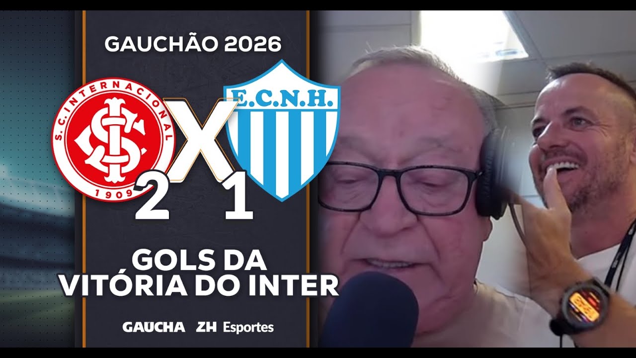 OS GOLS DE INTER 2x1 NOVO HAMBURGO NA NARRA&Ccedil;&Atilde;O DE PEDRO ERNESTO DENARDIN | 11/01/26