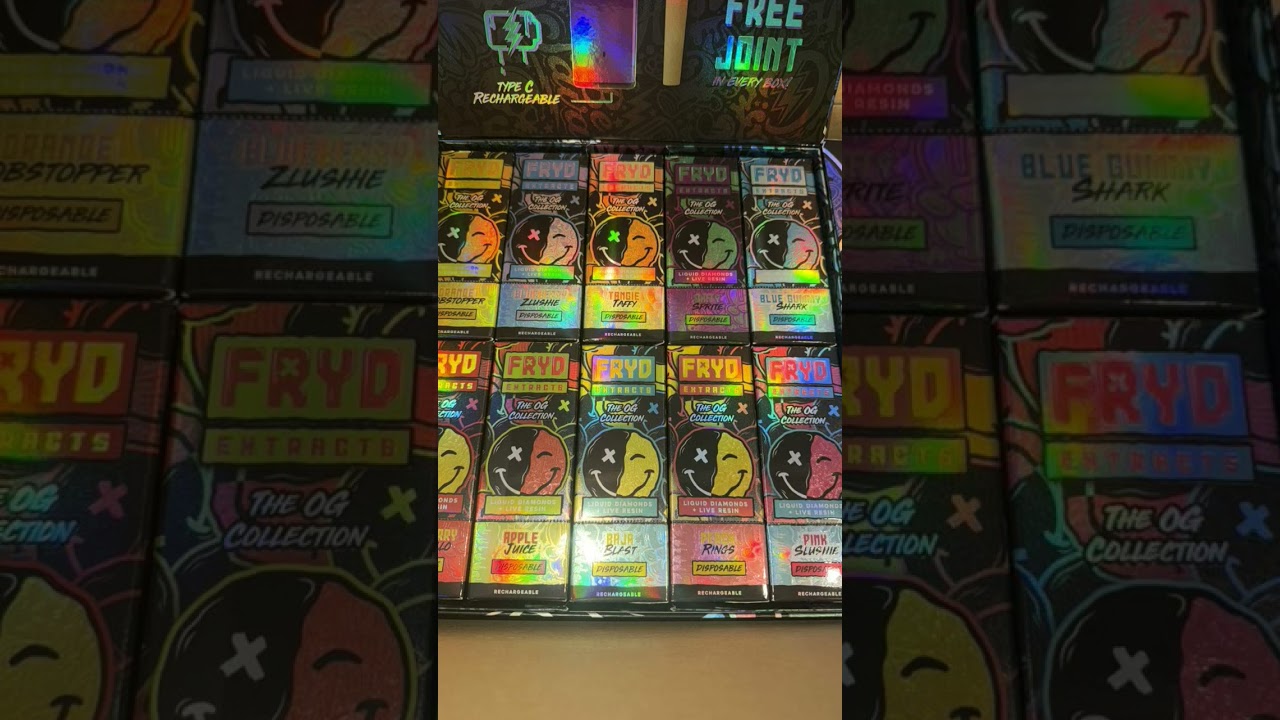 🔥#OGFryd #FrydDisposables #LimitedEdition #THC #PreRoll #Infused #LiveResin #CannabisCommunity #Vape