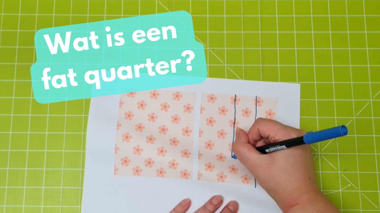 Leren quilten: Wat is een fat quarter?