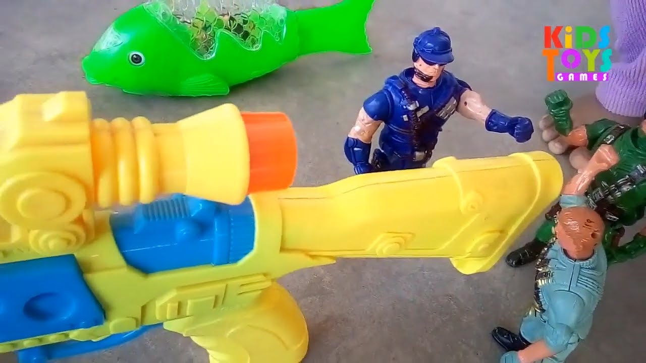 Beautiful toys | Excavator for kids | Doll for kids | Pistol Toy Gun | Kids Toys Games