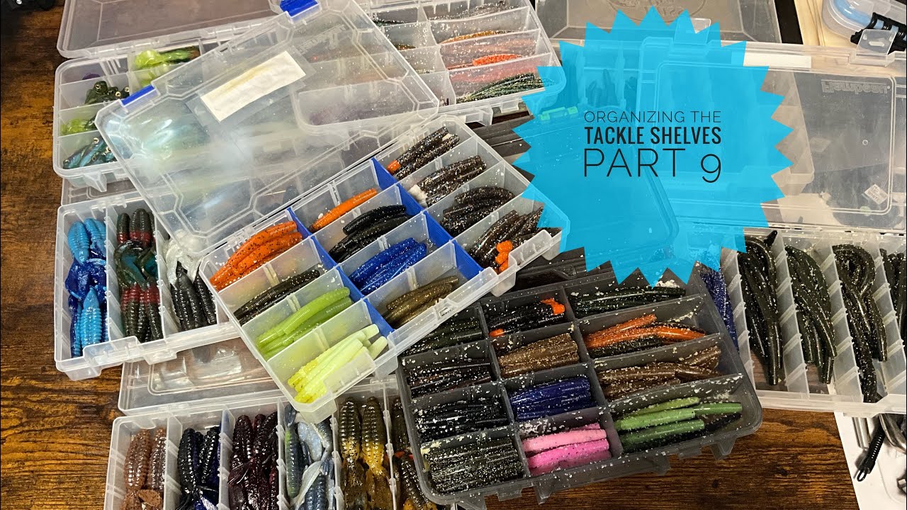 Organizing the Tackle Shelves Part 9
