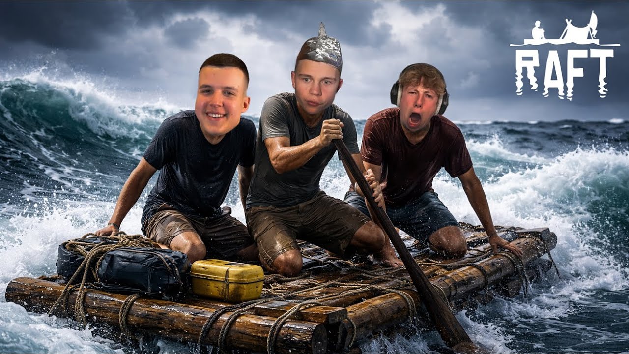 Wir dachten Raft wäre entspannt… | Raft mit itsNax0 und PilotenLuz