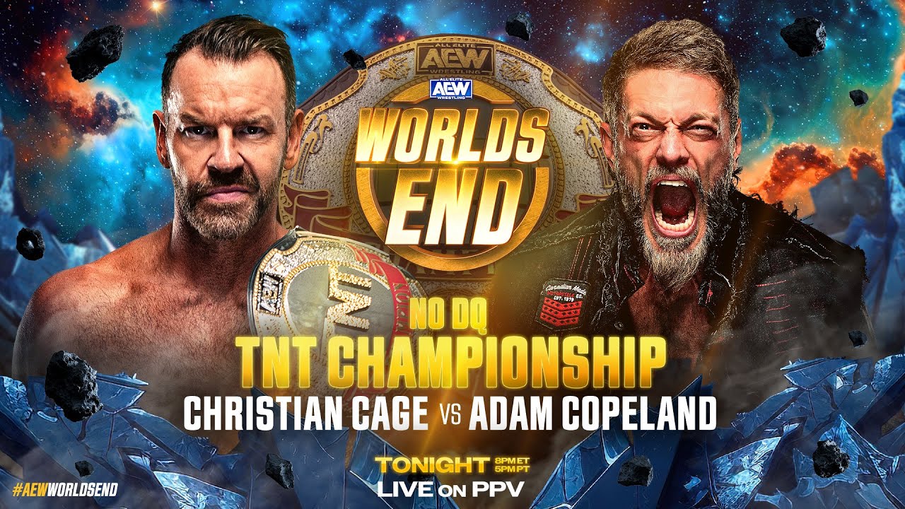 Чемпионат TNT: Кристиан Кейдж против Адама Коупленда | Конец мира AEW, прямая трансляция сегодня ...