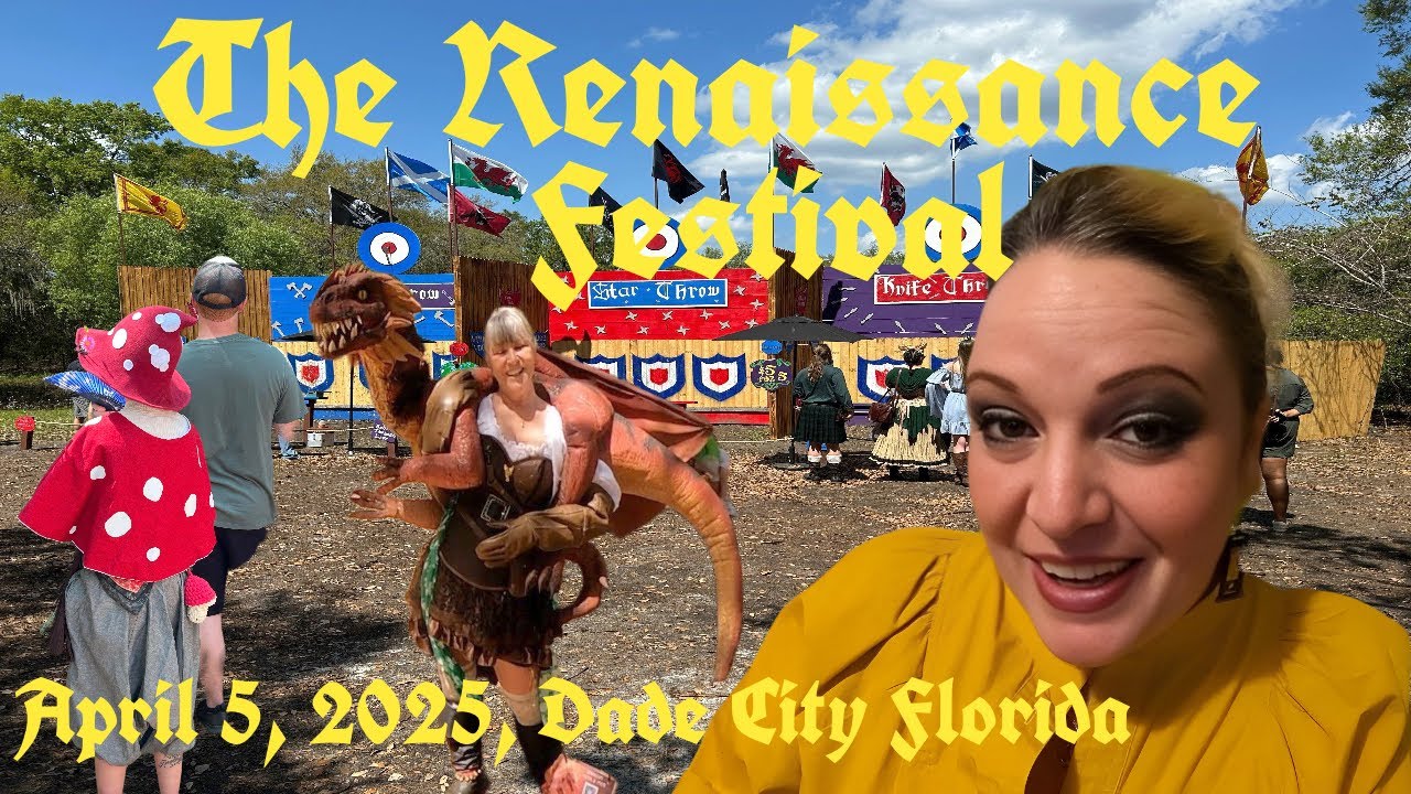 The Bay area Renaissance Festival, Dade City FL. This is Cal O'Ween !