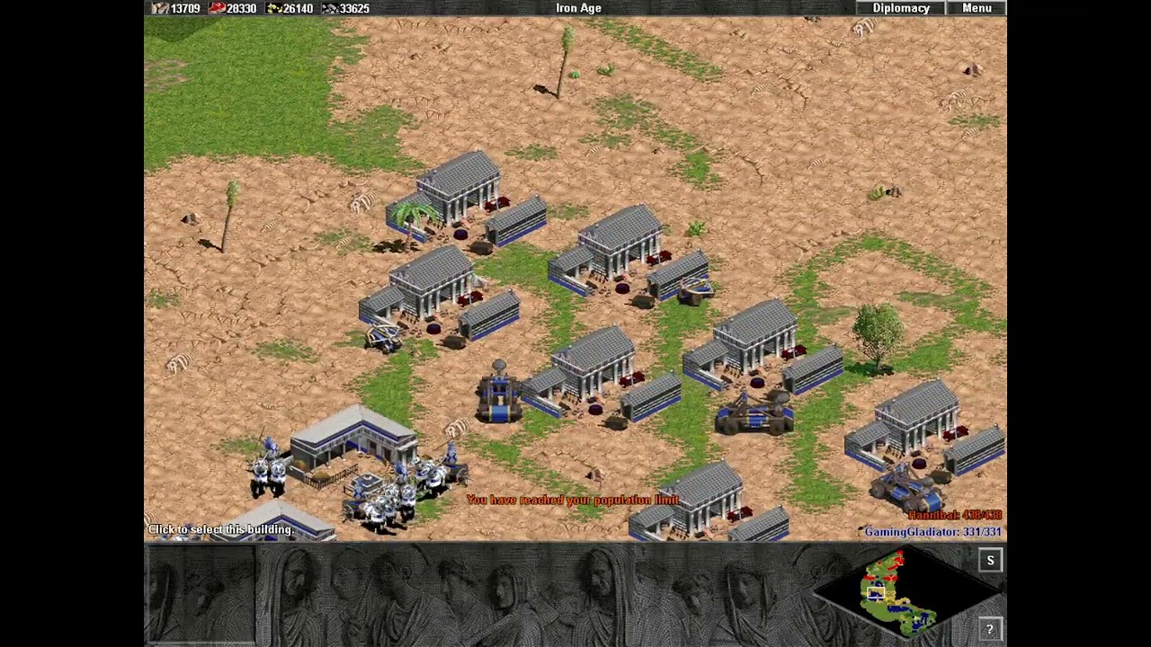 Age of Empires | The Rise of Rome Walkthrough | Expansion 1 Rise of Rome | Zama