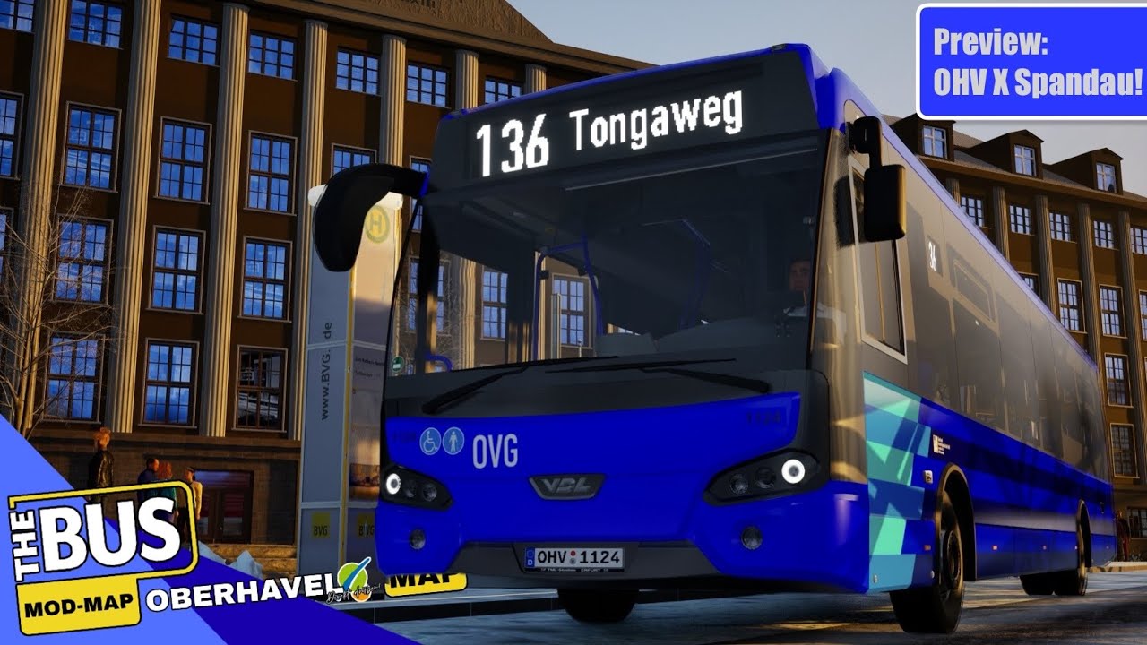 Preview: Spandau auf der Oberhavel Map! | Rathaus Spandau - Tongaweg | The Bus #81