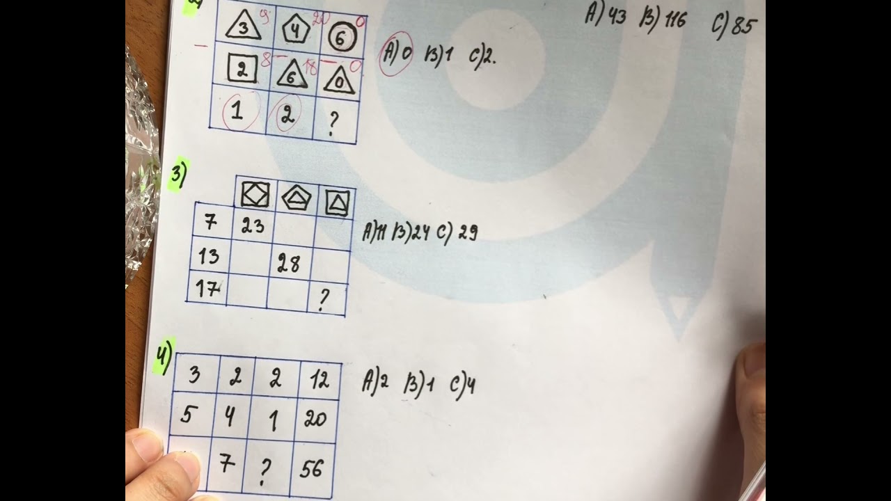 DOST ACADEMY. Məntiq. 4-cü sinif. Cədvəllər