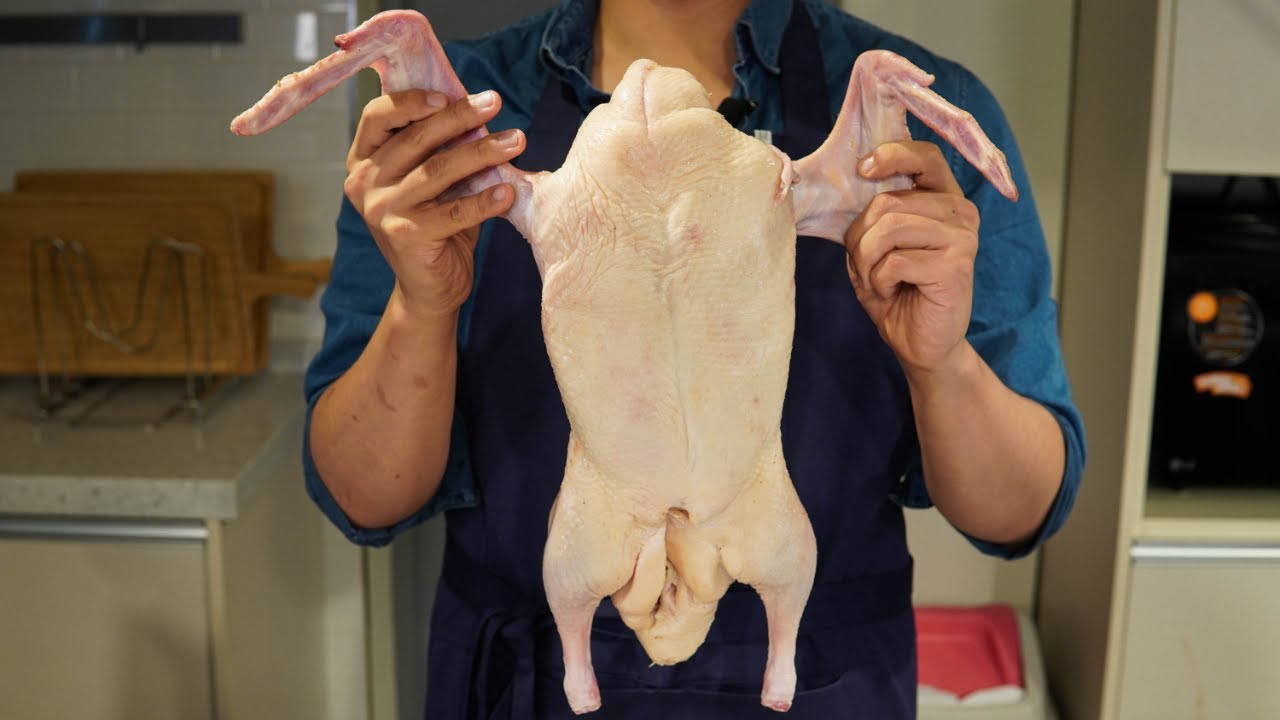 3.5kg 통오리를 스테이크용으로 손질해봤습니다