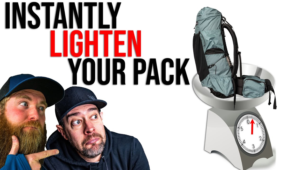 Heavy pack? Lighten it by doing these 4 things