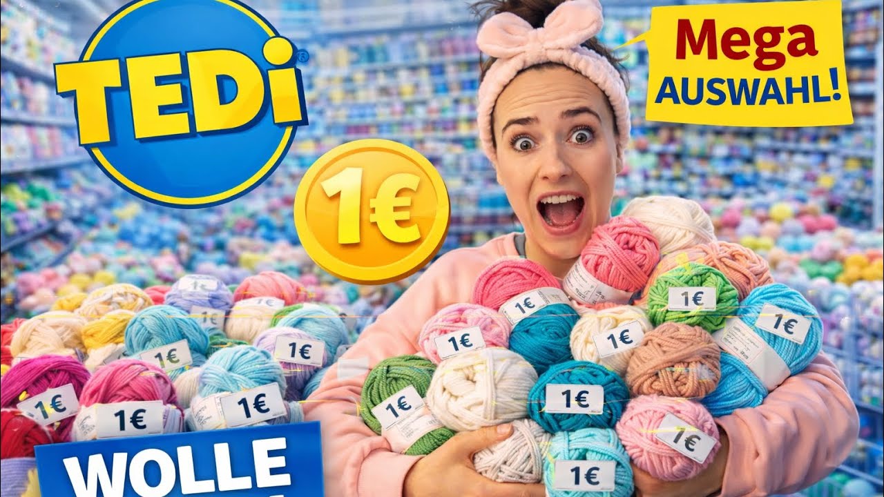 Tedi live Shopping 🧶 so viel für je 1€ 😱😵
